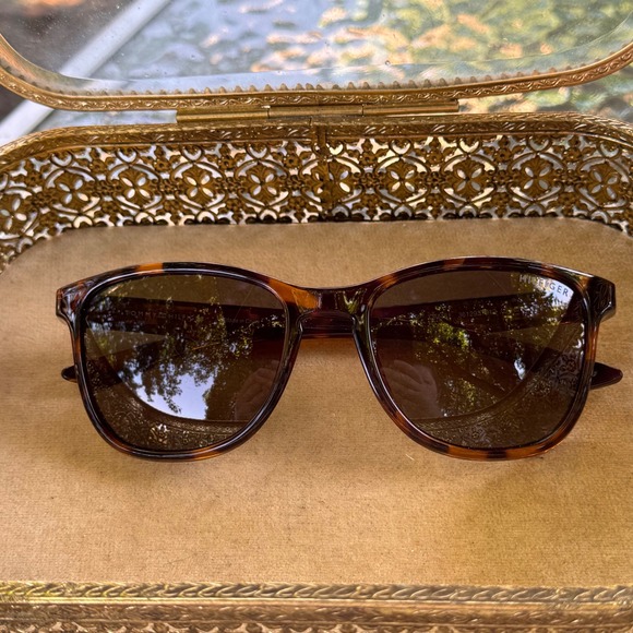 Tommy‎ Hilfiger Tortoise Sunglasses Black Lenses Designer Frames Fashion Eyewear - Picture 1 of 8